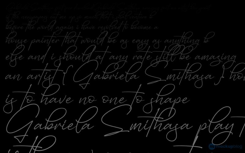 Gabriela Smithasa Font