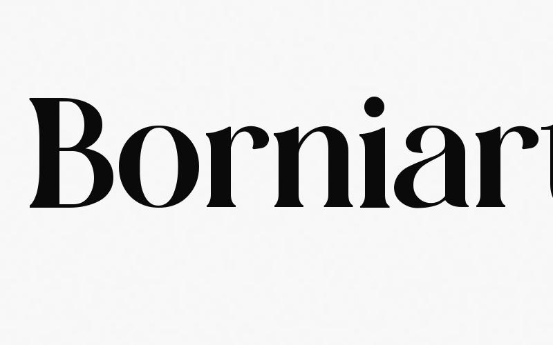 Borniarte Font