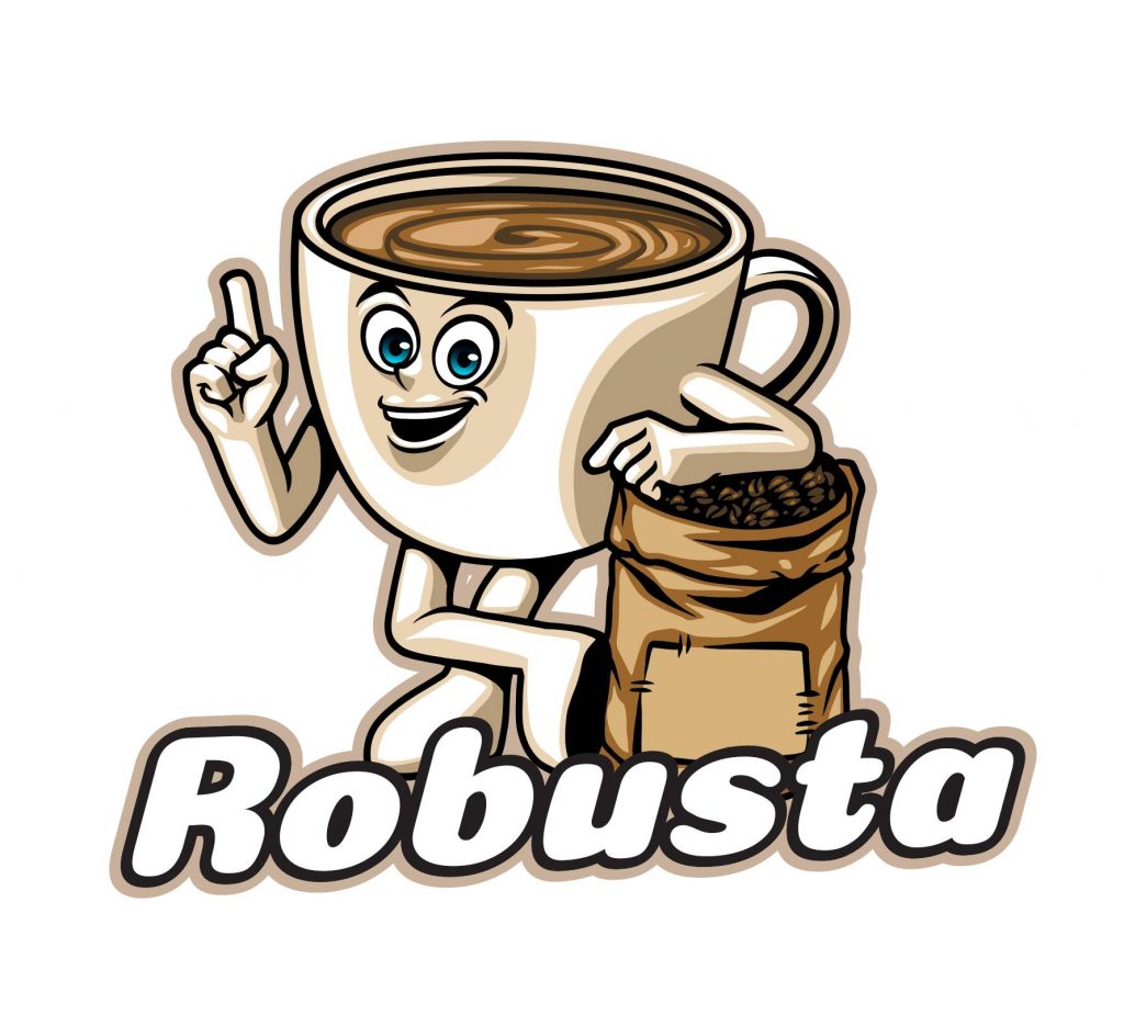 Robusta Coffee Drink Logo