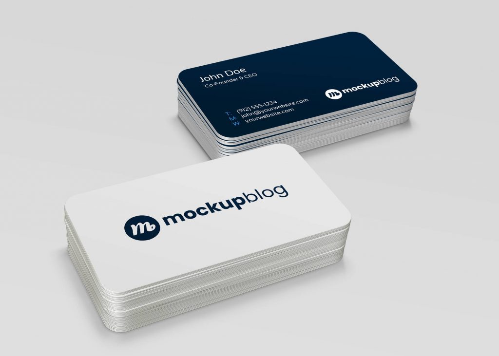 Stack Bussines Card Mockup