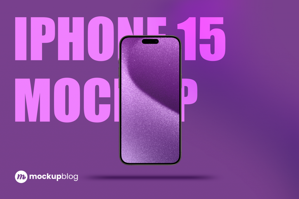 Iphone 15 Mockup Vorderseite