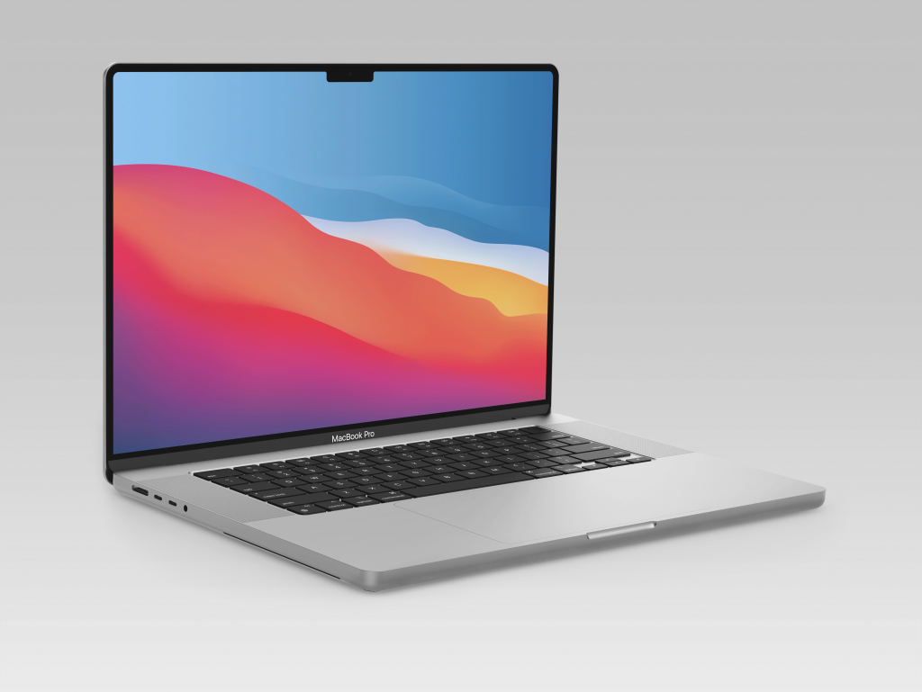 macbook pro 16 inc mockup – 3 view